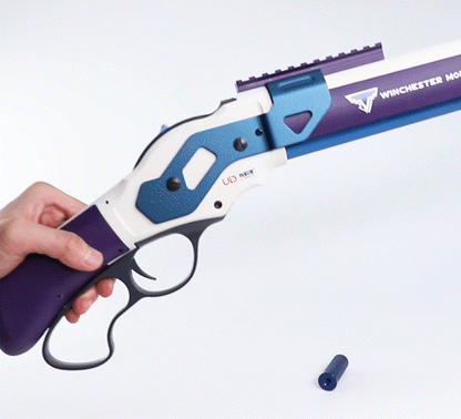 Foam Dart Shotgun Toy UDL M1887 Single Barrel Lever Action Blaster with Shell Ejection - Funky Blaster