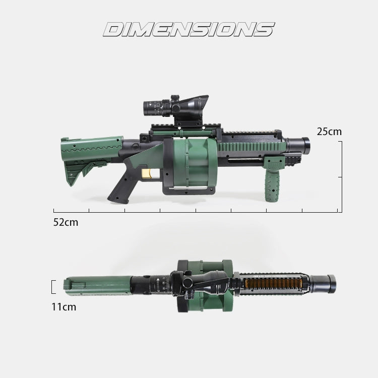 Foam Dart Grenade Launcher Toy TZ M32 Manual Blaster - Funky Blaster