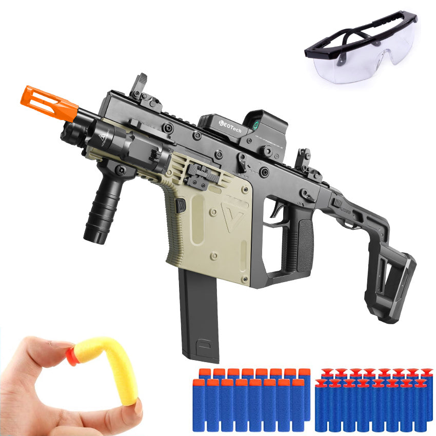 Foam Dart SMG Toy Vector V2 Automatic Electric Blaster - Funky Blaster